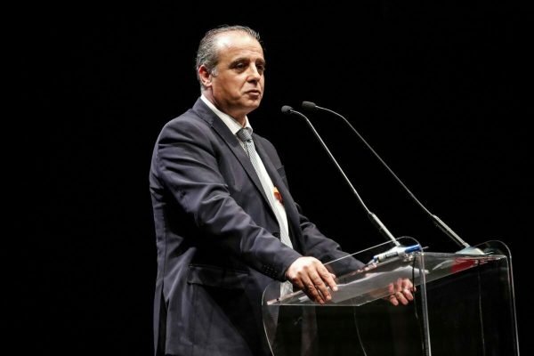 Il presidente dell'Anpal Mimmo Parisi all'Audiorium durante la giornata di orientamento e formazione dei Navigator, Roma 31 luglio 2019. ANSA/GIUSEPPE LAMI