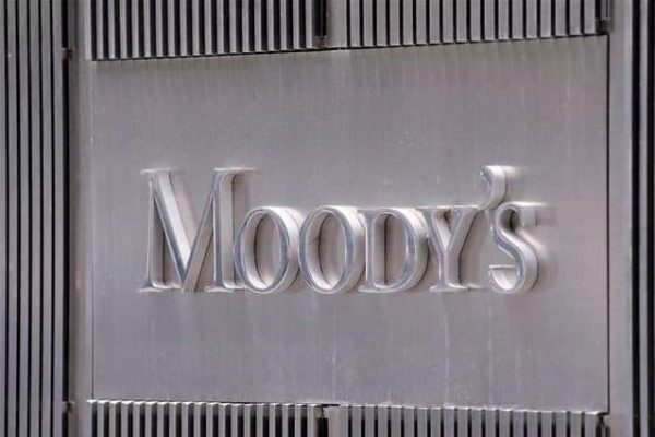 (FILE) A file picture dated 13 July 2011 shows the Moody's logo outside the offices of Moody's Corporation in New York, New York, USA. 
ANSA/ANDREW GOMBERT