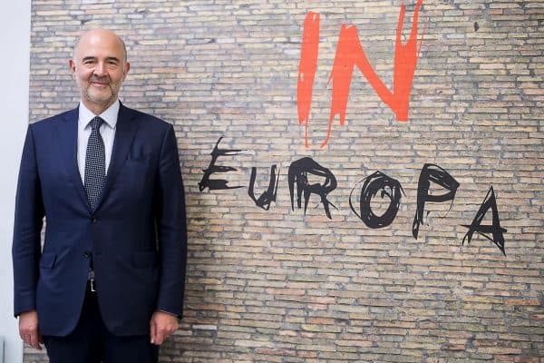 European Commissioner for Economic and Financial Affairs Pierre Moscovici on the occasion of a press conference in Rome, Italy, 19 October 2018. ANSA/ANGELO CARCONI