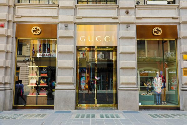 Bari,,Italy,-,July,30,,2019:,Gucci,Boutique.,Gucci,Is
