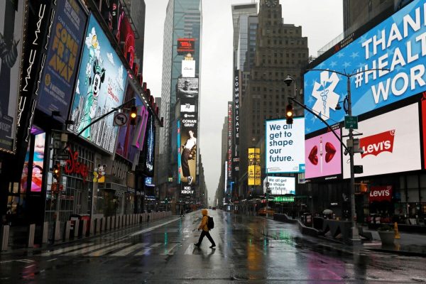 time square new york coronavirus