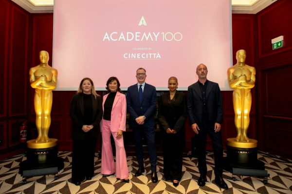 Academy-Cinecitta-@-copy-Cinecitta-nella-foto-Chiara-Sbarigia-Janet-Yang-Bill-Kramer-Jacqueline-Stewart-Nicola-Maccanico