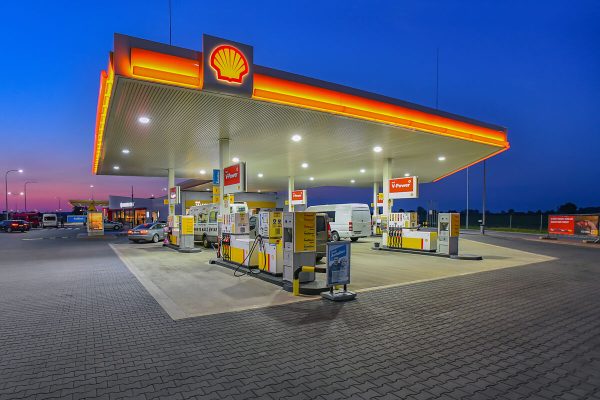 Warsaw,poland-september,15,2018:shell,Fuel,And,Gas,Station.shell,,Is,A,British-dutch,Oil