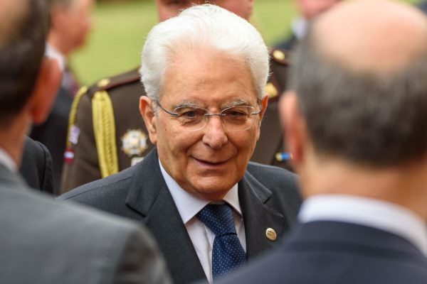 03.07.2018.,Riga,,Latvia.,President,Of,Italy,Sergio,Mattarella,Arrives,For