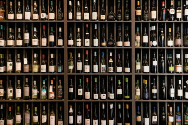 Collection,Of,Wines,In,The,Store,Of,Elite,Alcohol.,Bottles