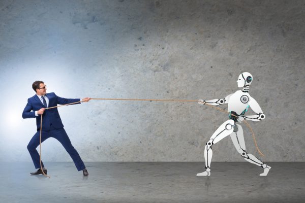 lavoro di squadra robot