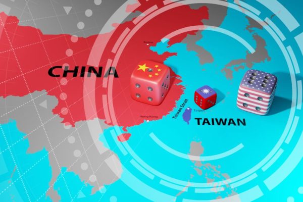 Conflict,Between,China,And,Taiwan.,China–taiwan,Relations.,3d,Illustration.