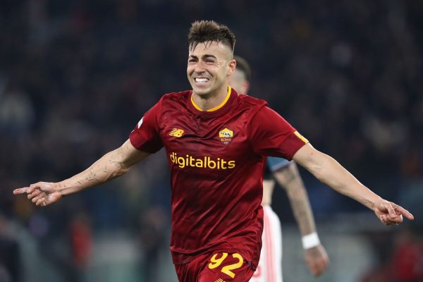 Rome,,Italy,20.04.2023:,Stephan,El,Shaarawy,Of,Roma,Score,The