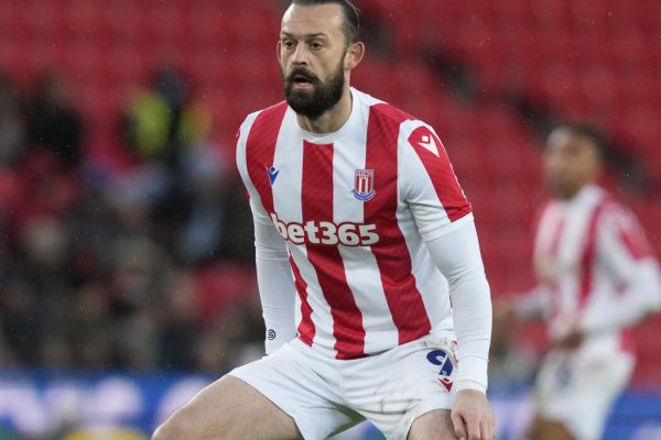 February 5, 2022, Stoke, United Kingdom: Stoke, England, 5th February 2022. Steven Fletcher of Stoke City during the Emirates FA Cup match at The Bet365 Stadium, Stoke. Picture credit should read: Andrew Yates / Sportimage(Credit Image: © Andrew Yates/CSM via ZUMA Wire)