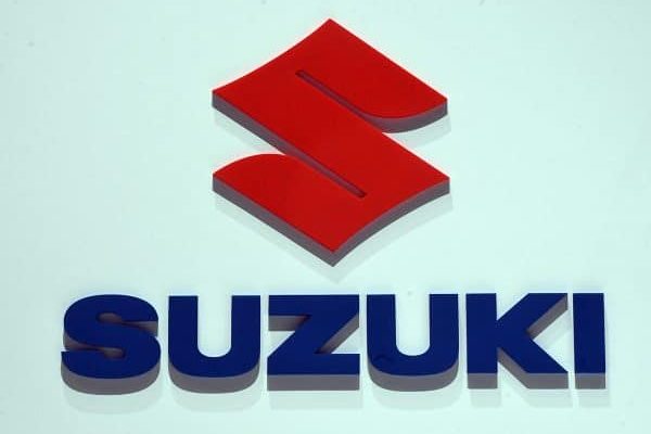 07 March 2018, Switzerland, Geneva: The logo of carmaker Suzuki is displayed  during the 2nd Press Day at the 2018 Geneva Motor Show. The  Geneva Motor Show runs from 8 March to 18 March 2018. Photo: Uli Deck/dpa