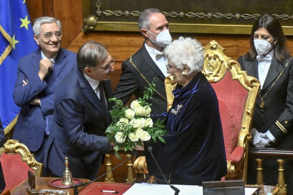 La Russa in Senato con Liliana Segre