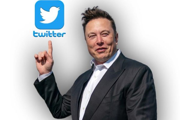 Elon Musk e Twitter (elaborazione)