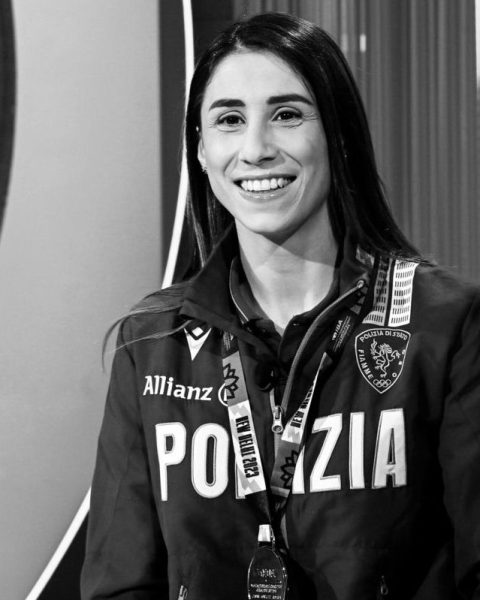 Italian boxeur and bronze medal at Tokyo 2020 Olympic Games, Irma ëbutterflyí Testa, attends the Raiuno Italian tv program Porta a Porta conducted by Italian journalist Bruno Vespa, Rome, Italy, 21 January 2022. ANSA/RICCARDO ANTIMIANI