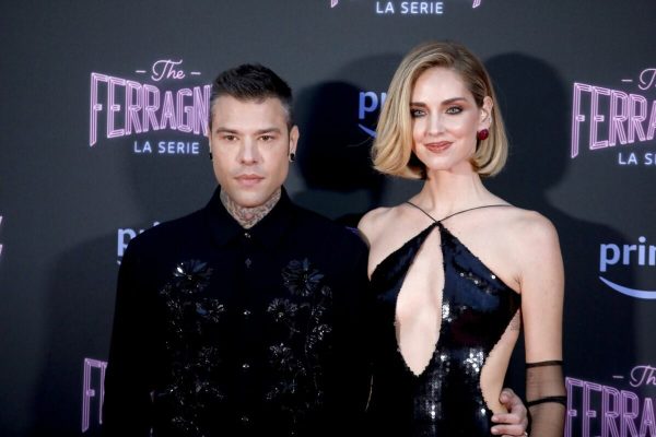 Fedez e Chiara Ferragni durante il photocall di presentazione della trasmissione televisiva "The Ferragnez" a Milano, 17 maggio 2023.ANSA/MOURAD BALTI TOUATI