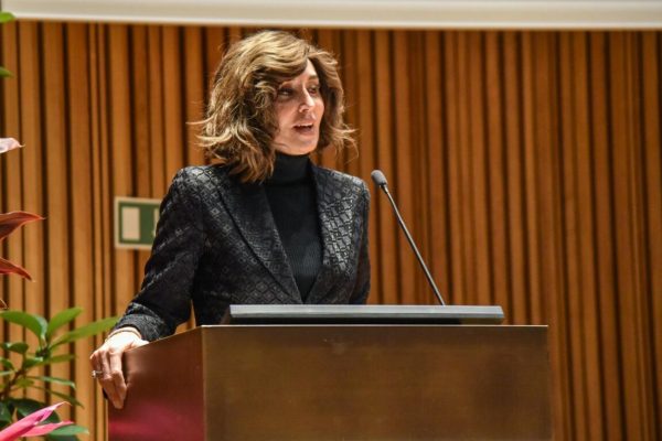 Il ministro Annamaria Bernini alla cerimonia di consegna della laurea honiris causa a Liliana Segre allíUniversit‡ Statale, Milano 27 Gennaio 2024
ANSA/MATTEO CORNER