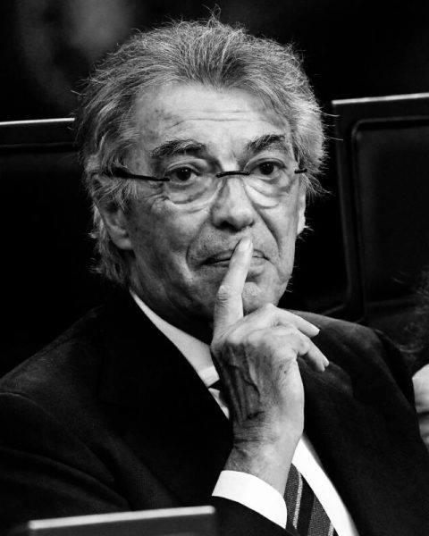 Former Inter's president, Massimo Moratti, reacts during the UEFA Europa League Group K soccec match between Inter Milan and Hapoel Beer Shevaat the Giuseppe Meazza stadium in Milan, Italy, 15 September 2016. Ansa/Daniel Dal Zennaro