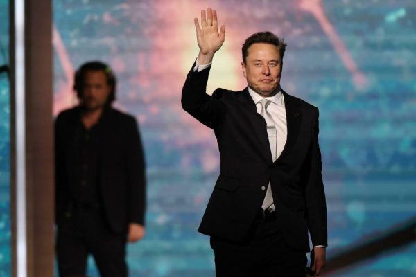 epa12096586 SpaceX and xAI CEO Elon Musk attends a panel at the Saudi-US Investment Forum in Riyadh, Saudi Arabia, 13 May 2025. The forum is taking place during the state visit of US President Trump to Saudi Arabia on 13 May.  EPA/ALI HAIDER