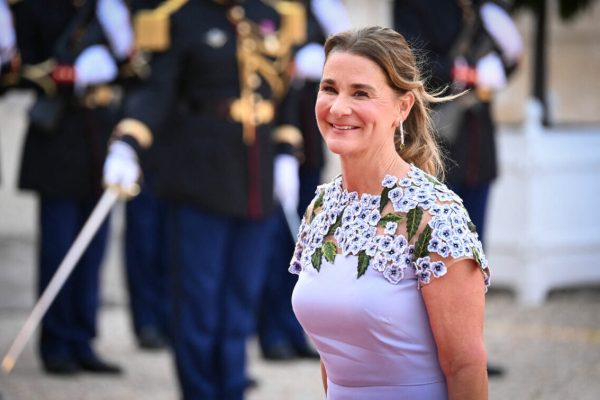 Melinda French Gates President, Bill and Melinda Gates Foundation upon arrival for an official dinner at the Elysee Palace, on the sidelines of the New Global Financial Pact Summit, in Paris, on June 22, 2023. Dozens of global leaders are gathering in Paris on June 22 for a summit to tease out a new consensus on international economic reforms to help debt-burdened developing countries face a growing onslaught of challenges, particularly climate change. Photo by Tomas Stevens/ABACAPRESS.COM