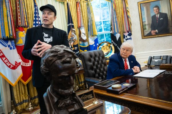 Elon Musk e Donald Trump.