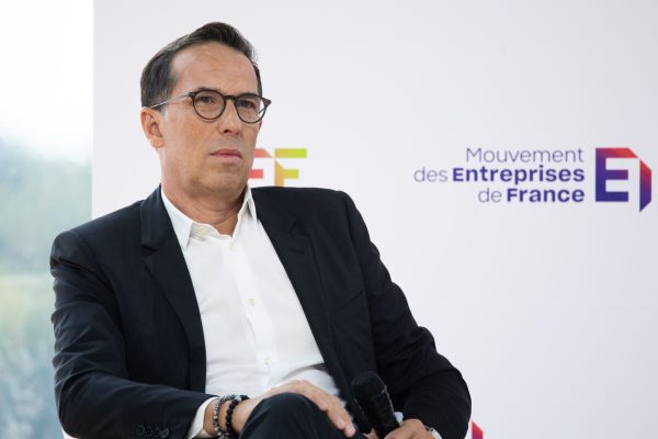 August 30, 2022, Paris, France, France: French group l Oreal new Chief Executive Nicolas Hieronimus attends the Medef Summer Conference La REF 2022 at the Hippodrome de Longchamp Racetrack. (Credit Image: © Alexis Sciard/IP3 via ZUMA Press)