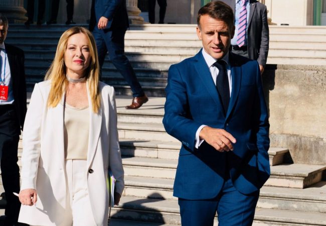 meloni macron