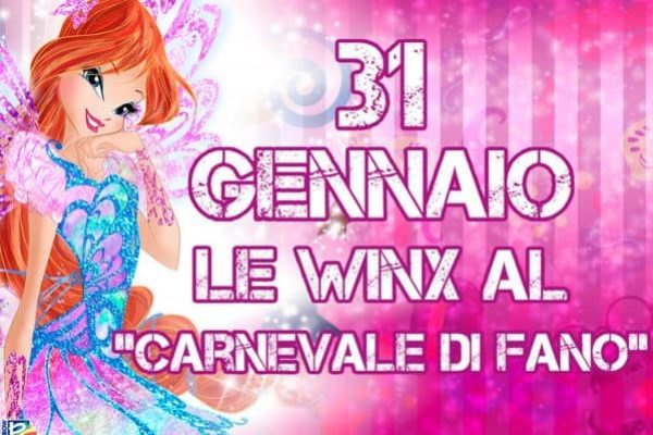 FANO (PESARO - URBINO) - Le Winx al Carnevale di Fano il 31 gennaio.+++NO SALES, EDITORIAL USE ONLY+++